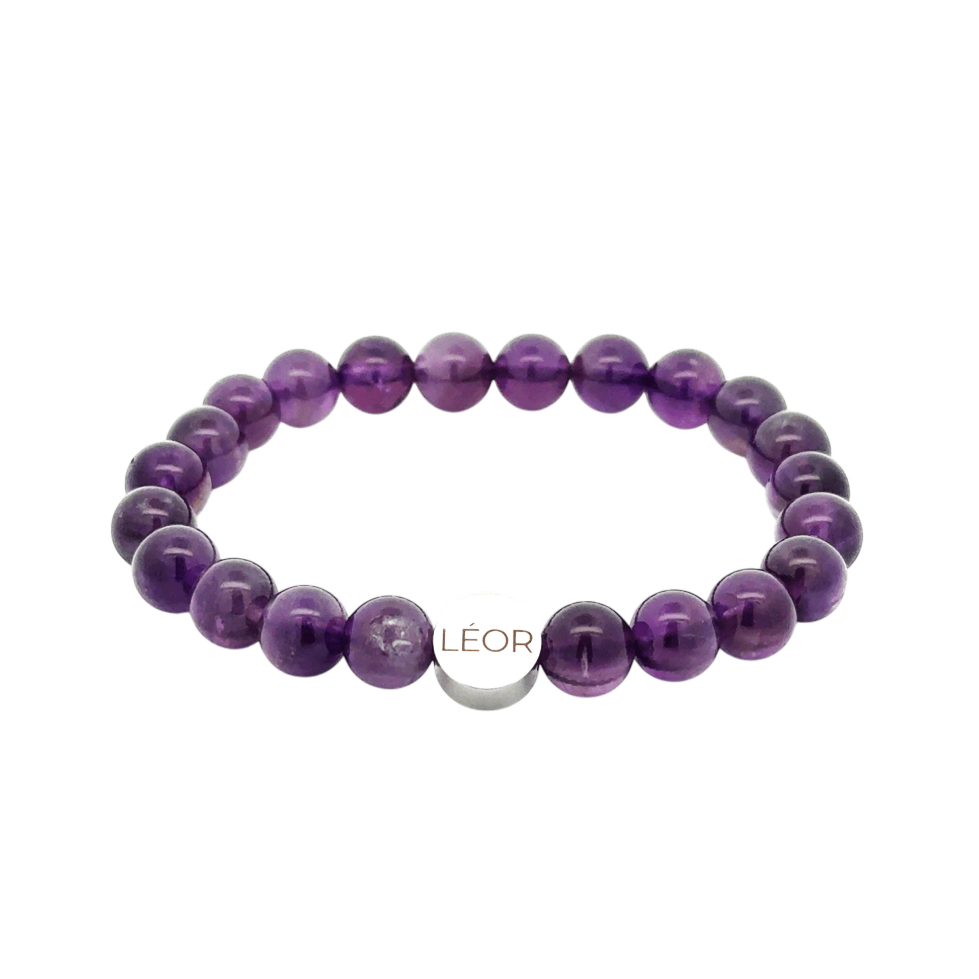 Amethyst Perlenarmband LÉOR - WEARLÉOR