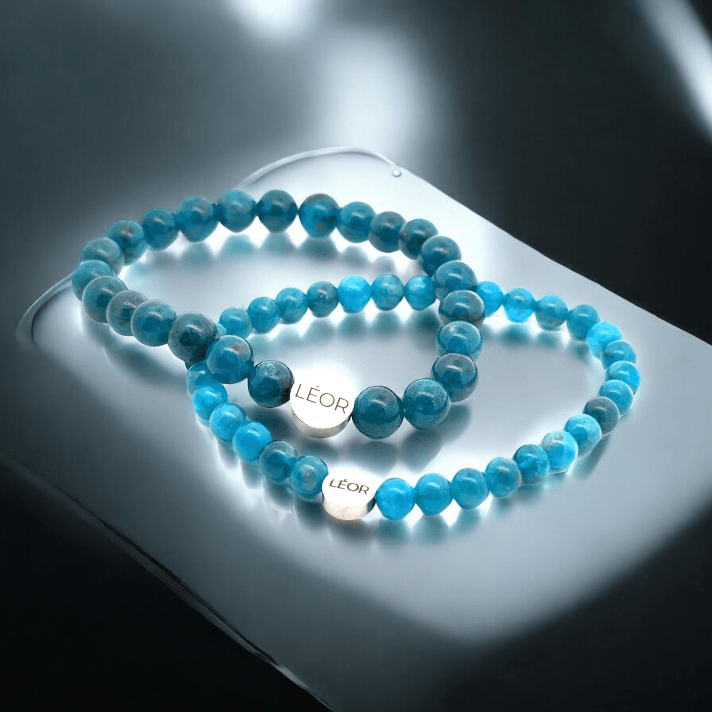 Apatit Perlenarmband LÉOR - WEARLÉOR