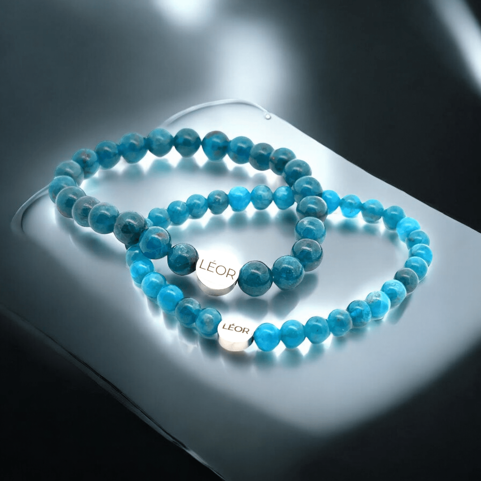 Apatit Perlenarmband LÉOR - WEARLÉOR