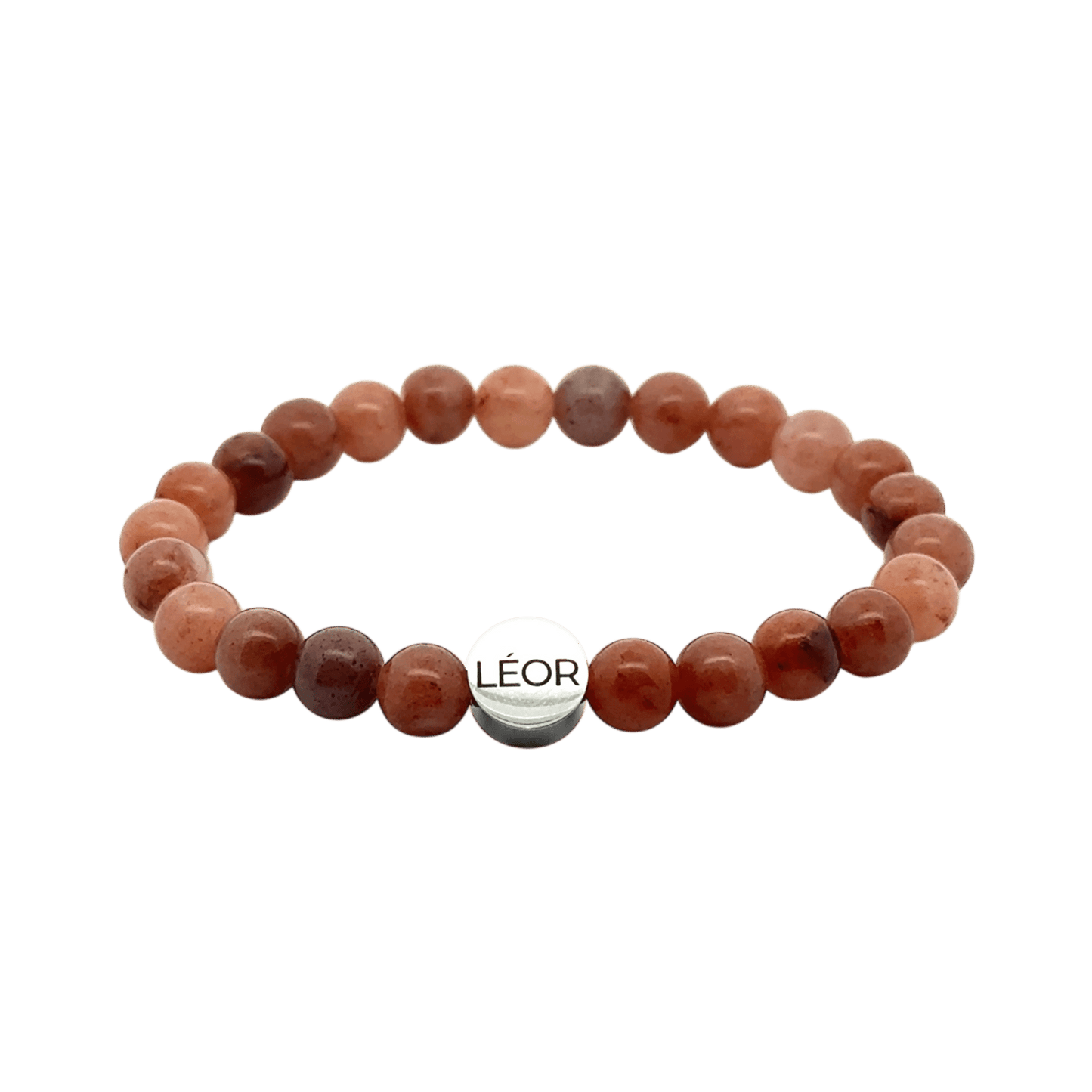 Aventurin-Orange Perlenarmband LÉOR - WEARLÉOR