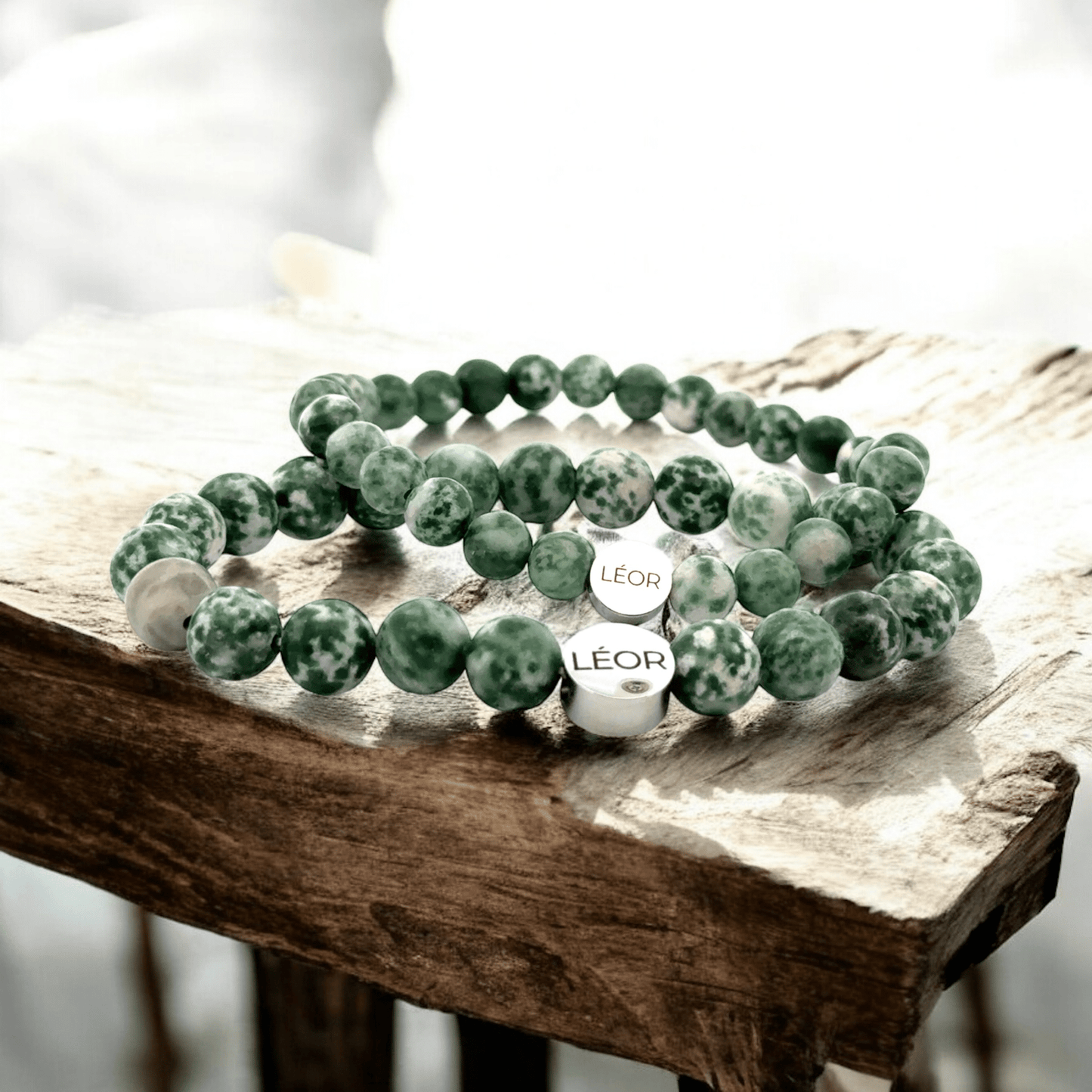 Baumachat Perlenarmband LÉOR - WEARLÉOR