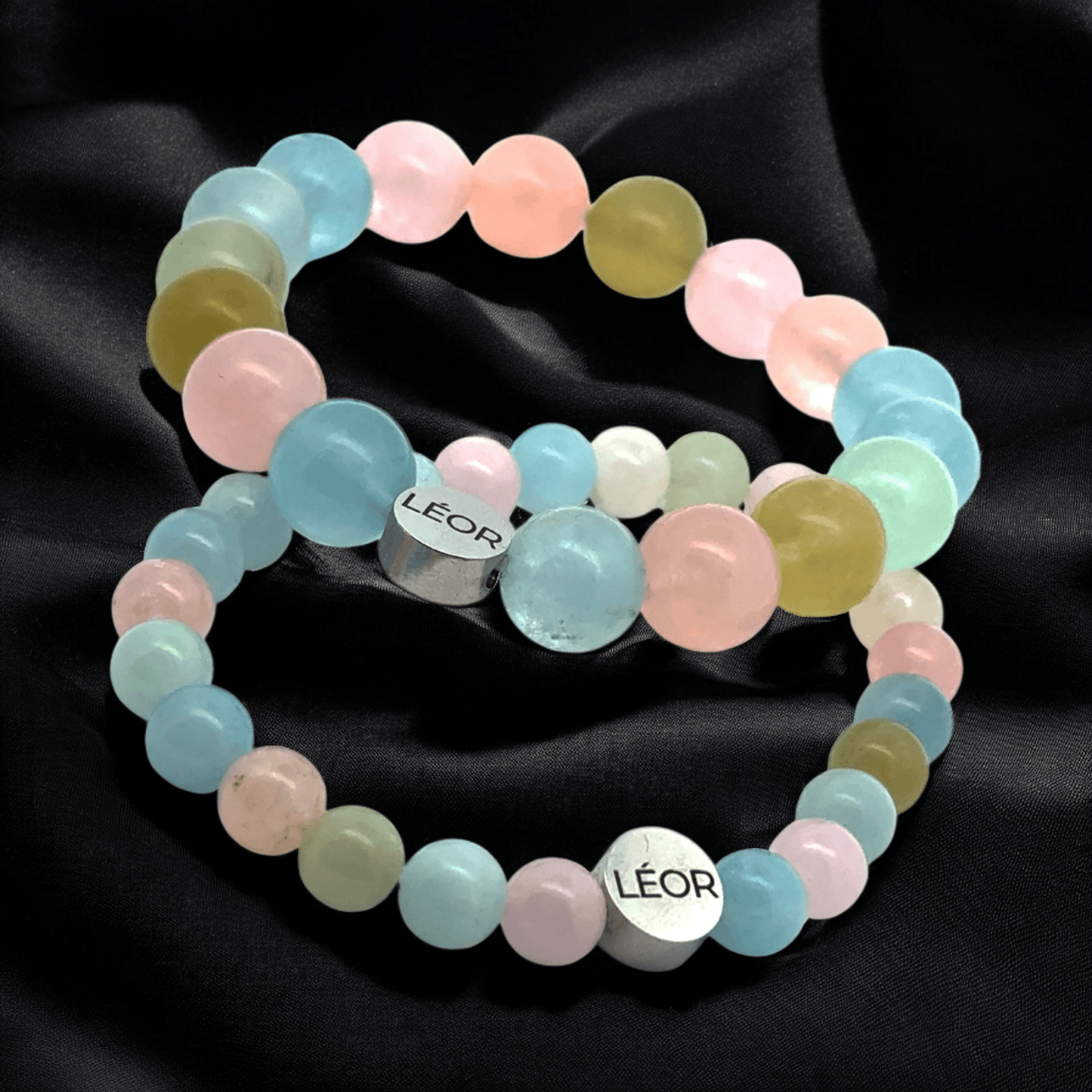 Beryll Perlenarmband LÉOR - WEARLÉOR