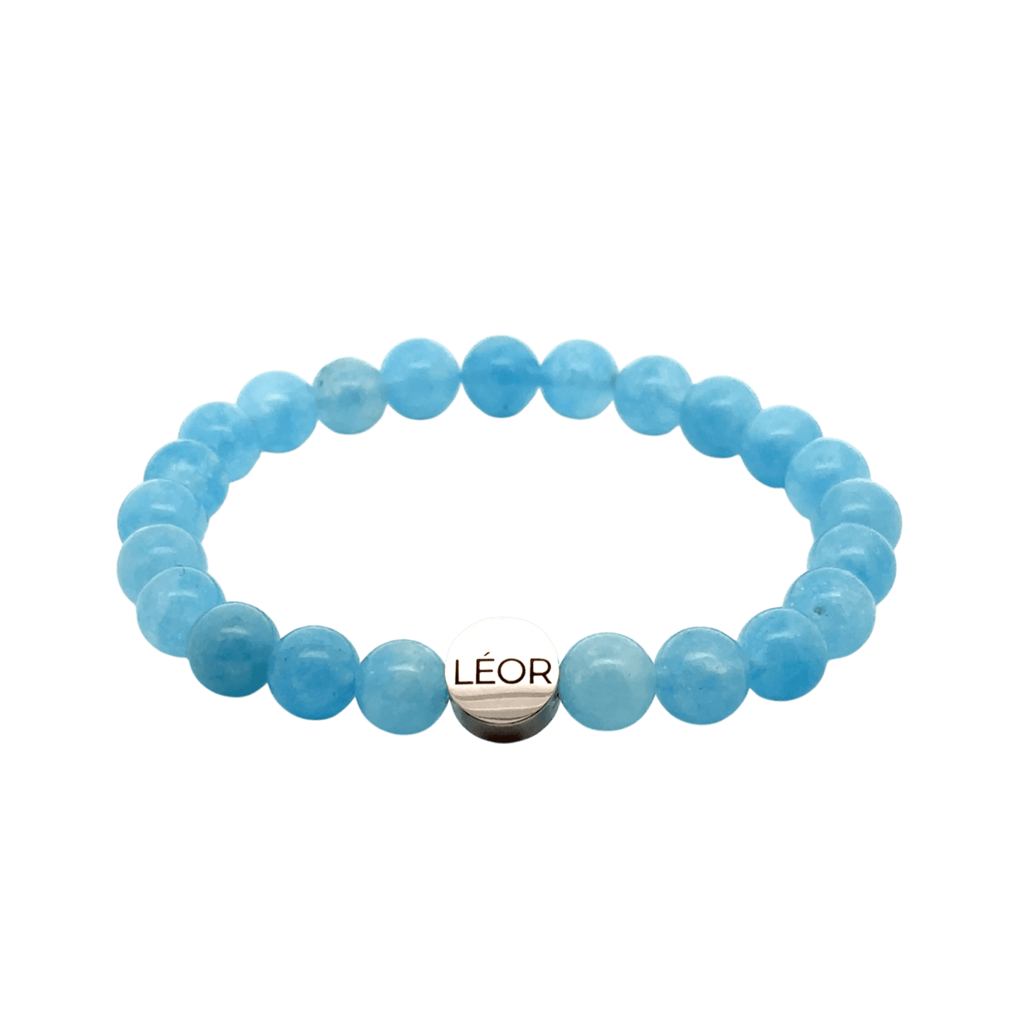 Blauer Calcit Perlenarmband LÉOR - WEARLÉOR