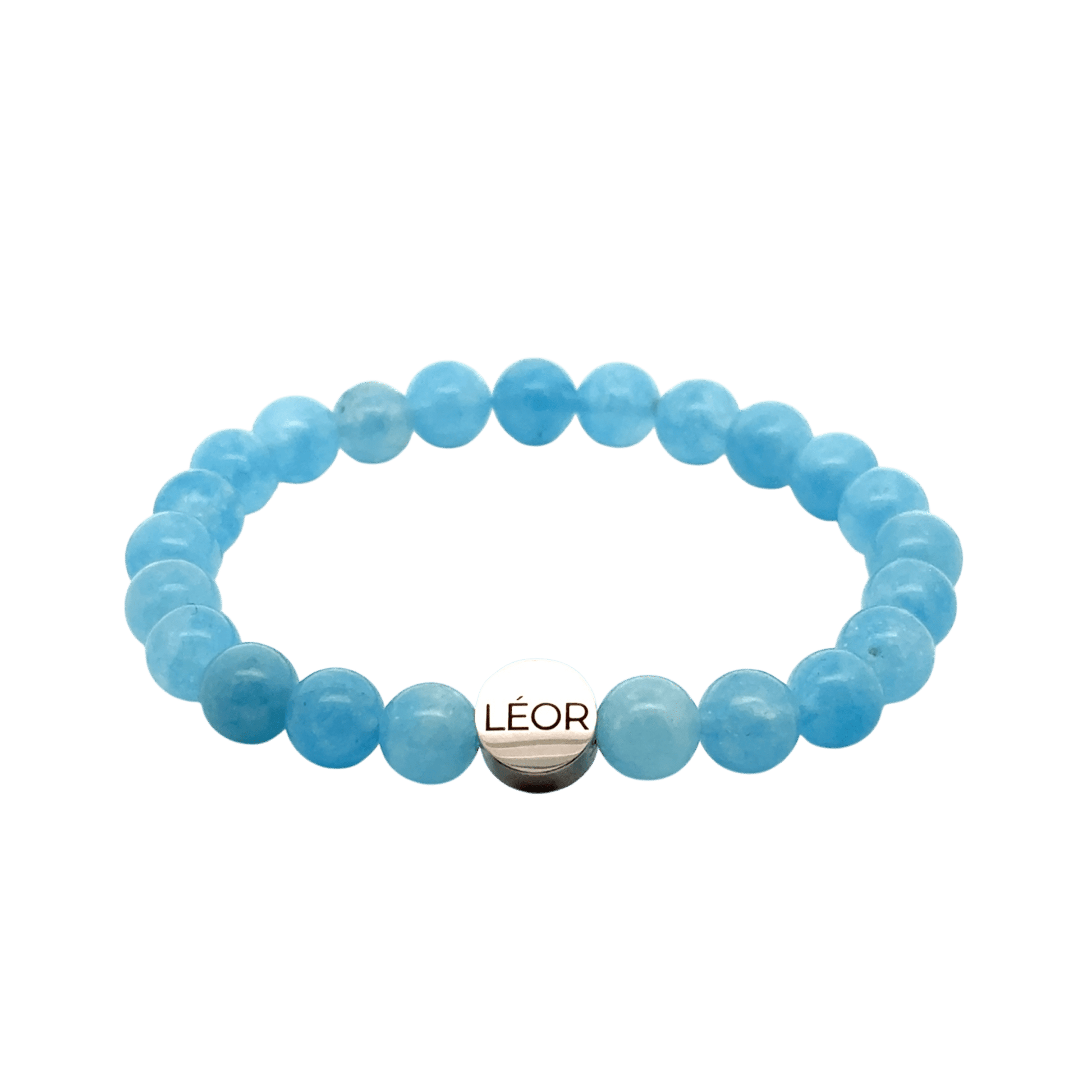 Blauer Calcit Perlenarmband LÉOR - WEARLÉOR