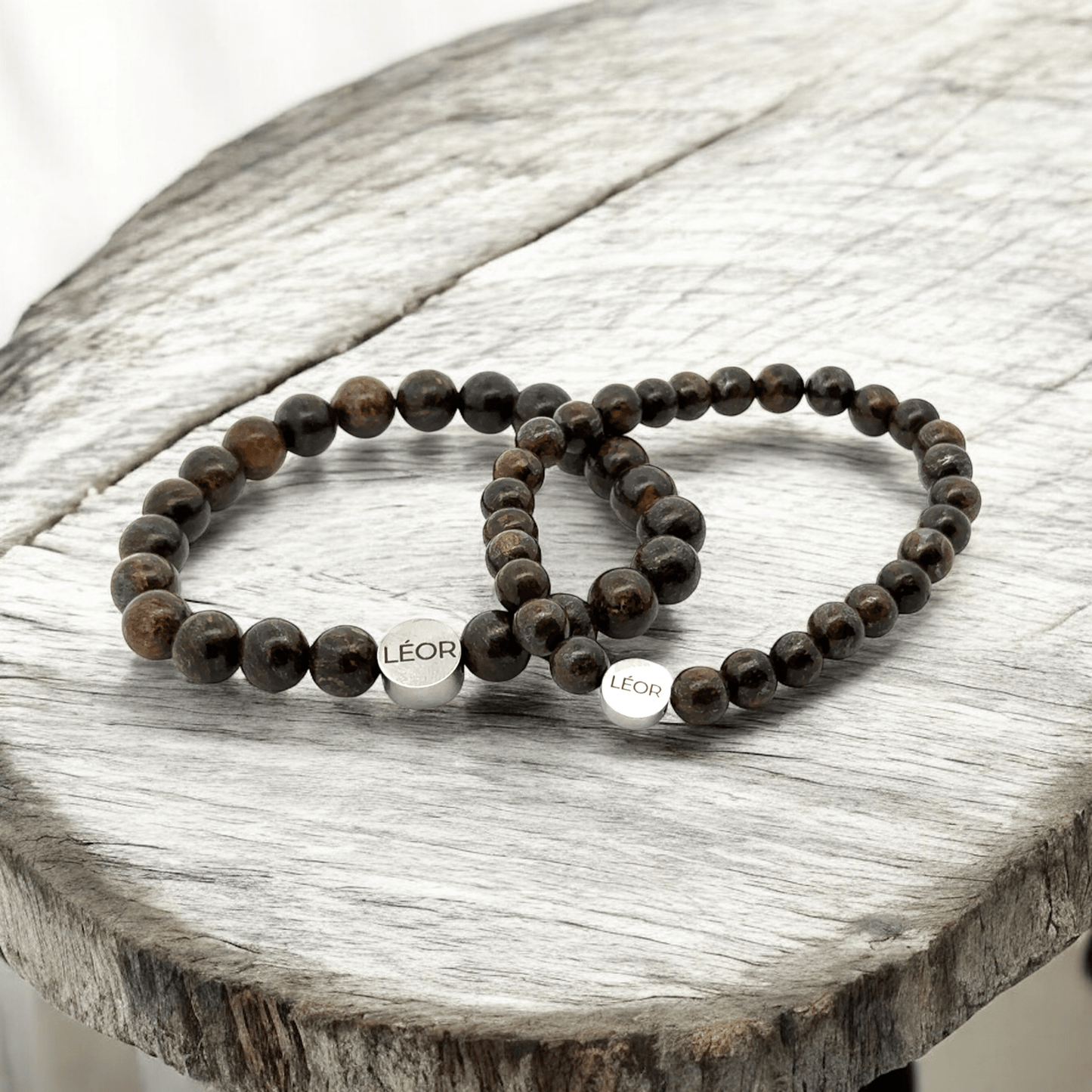 Bronzit Perlenarmband LÉOR - WEARLÉOR