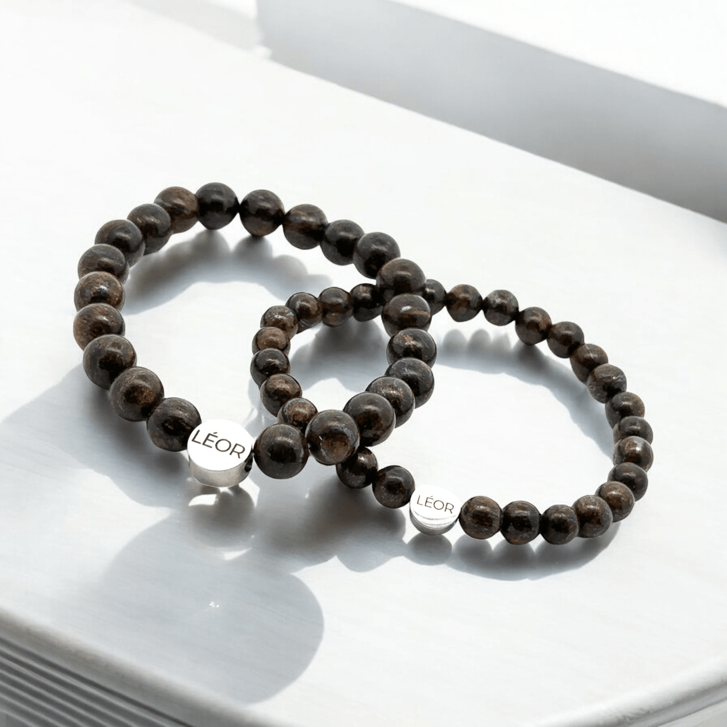 Bronzit Perlenarmband LÉOR - WEARLÉOR