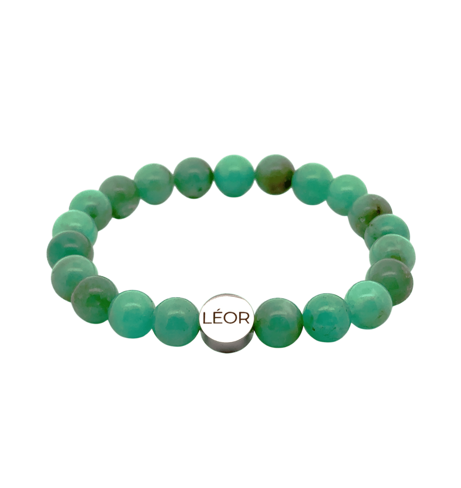 Chrysopras Perlenarmband LÉOR - WEARLÉOR