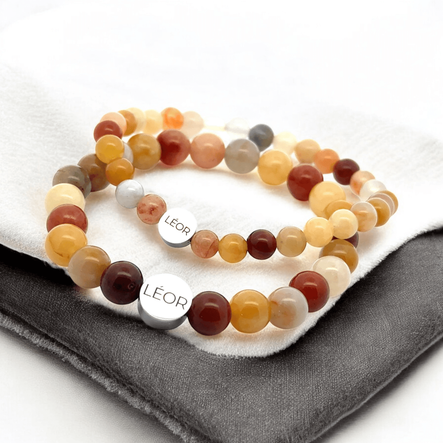 Jade - MIX Perlenarmband LÉOR - WEARLÉOR