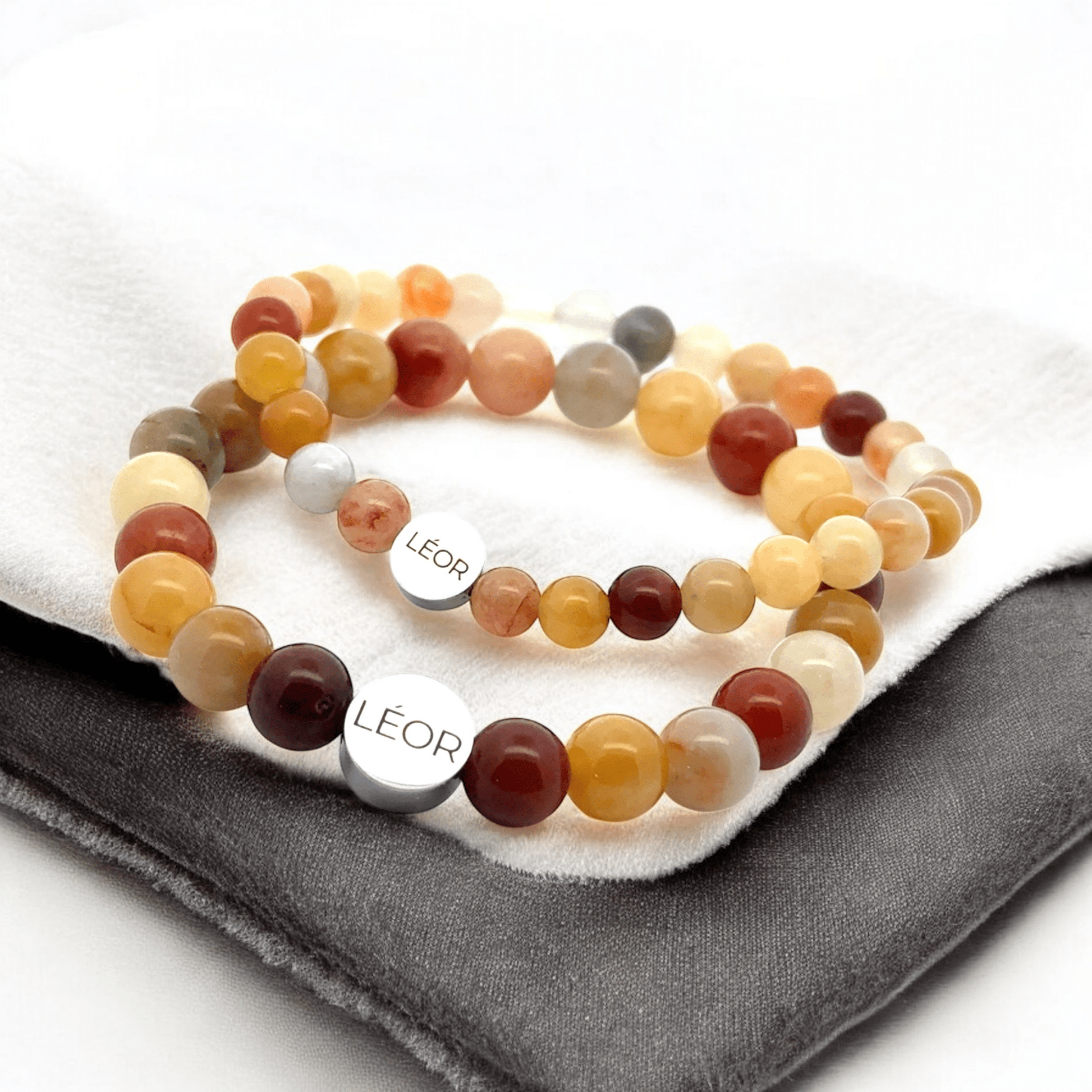 Jade - MIX Perlenarmband LÉOR - WEARLÉOR