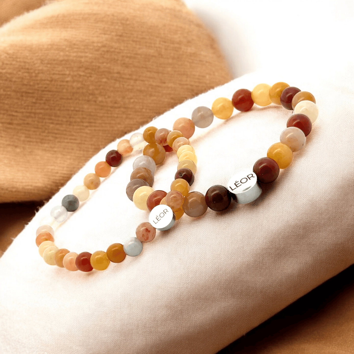 Jade - MIX Perlenarmband LÉOR - WEARLÉOR