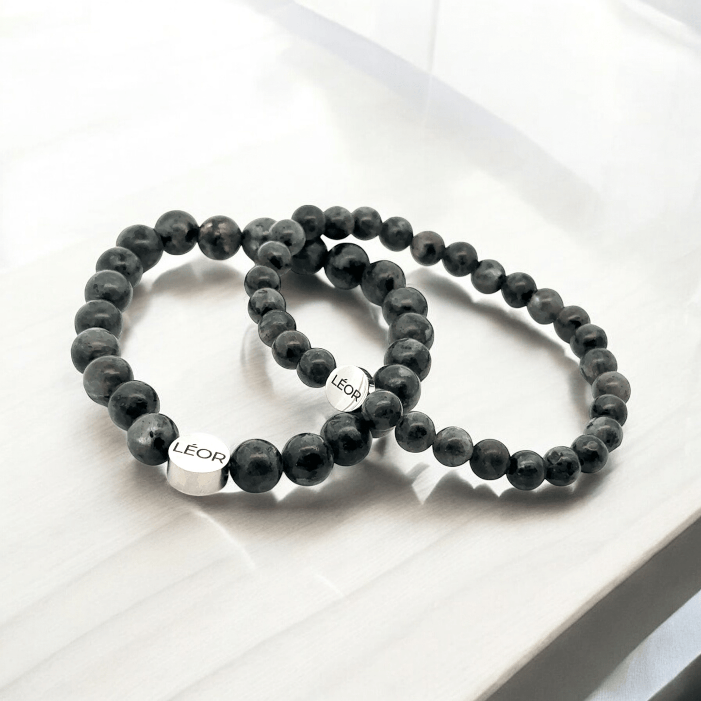 Larvikit Perlenarmband LÉOR - WEARLÉOR