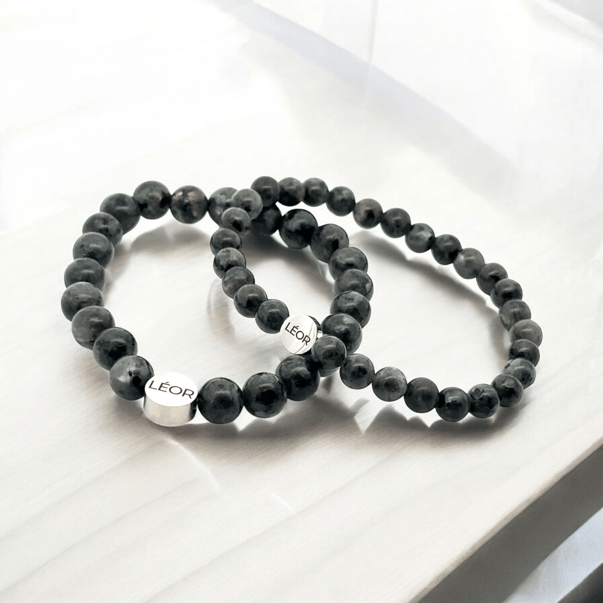 Larvikit Perlenarmband LÉOR - WEARLÉOR