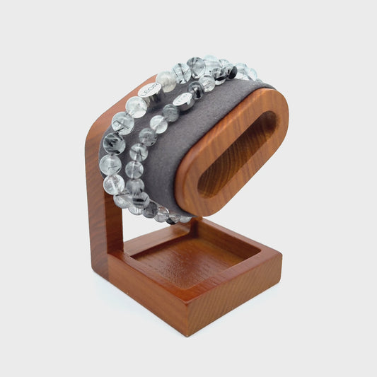 Turmalinquarz Perlenarmband LÉOR