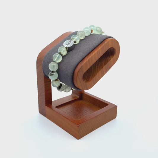 Prehnit Perlenarmband LÉOR