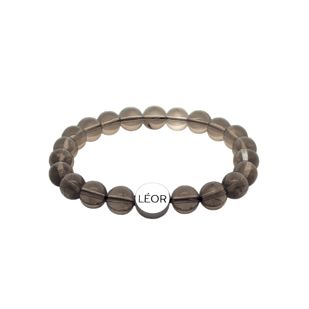 Rauchquarz Perlenarmband LÉOR - WEARLÉOR