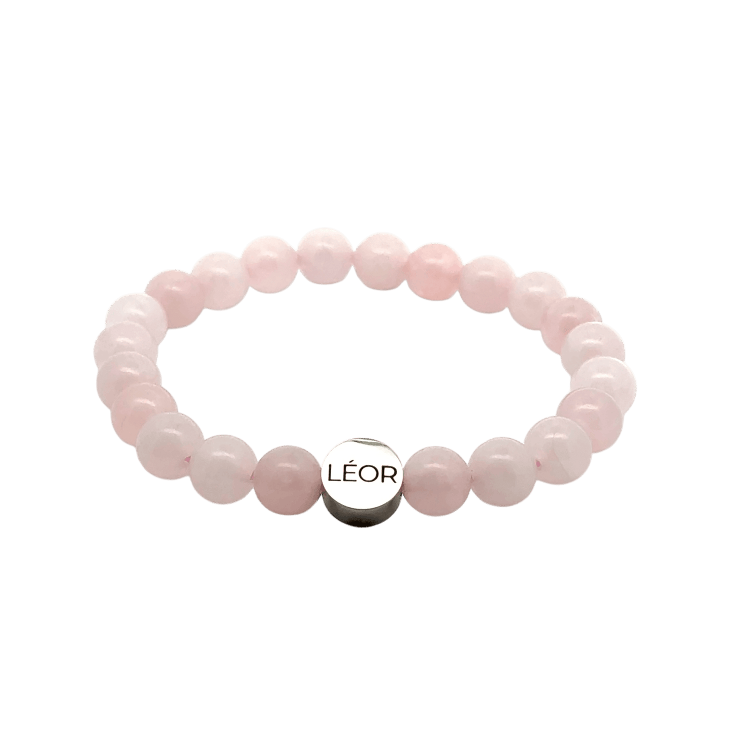 Rosenquarz Perlenarmband LÉOR - WEARLÉOR