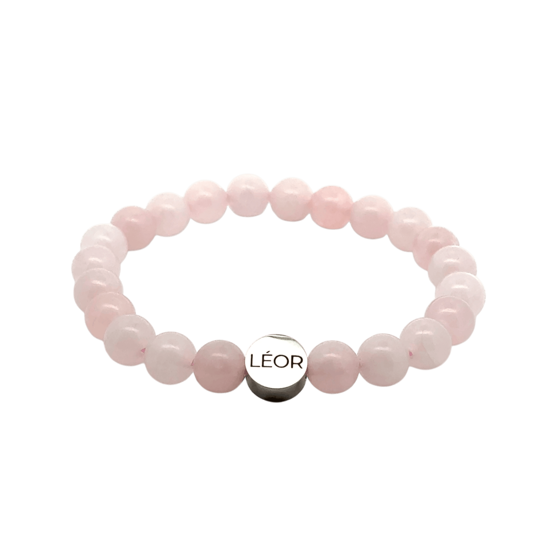 Rosenquarz Perlenarmband LÉOR - WEARLÉOR