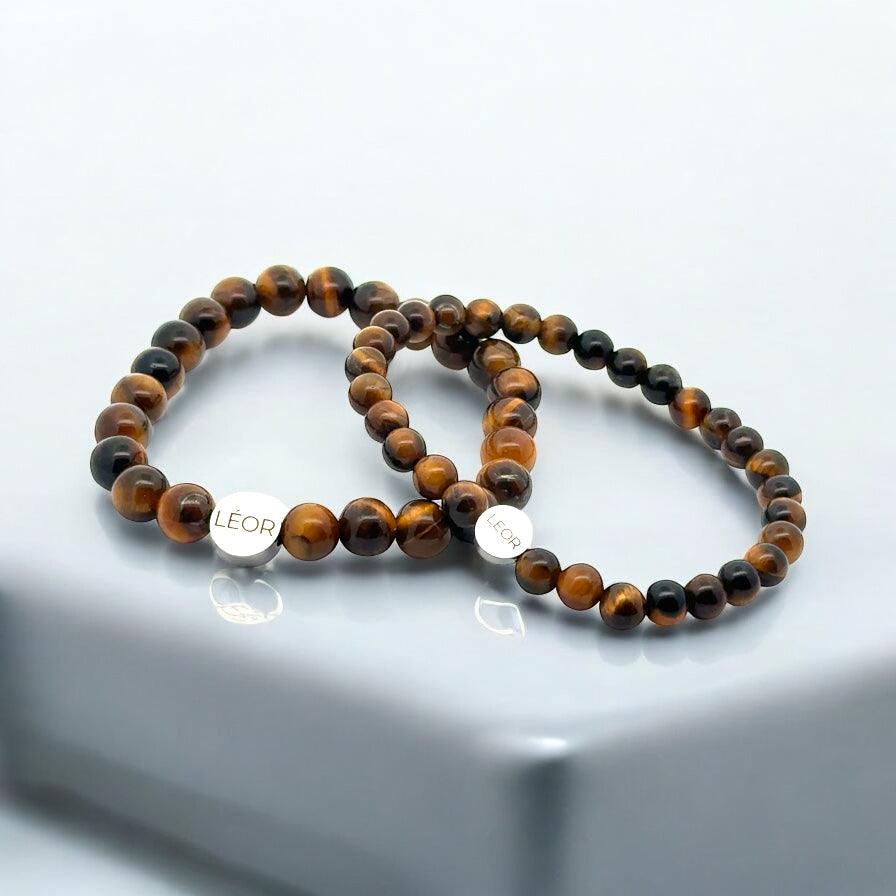 Tigerauge Perlenarmband LÉOR - WEARLÉOR