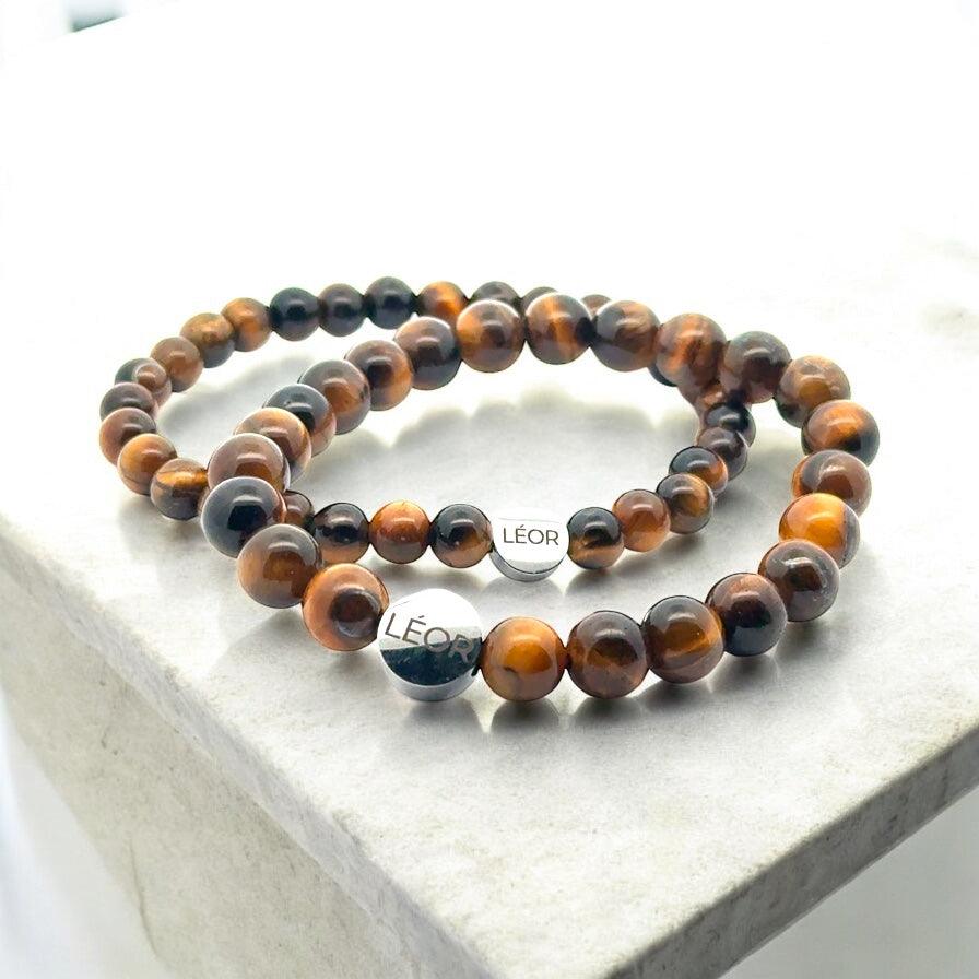 Tigerauge Perlenarmband LÉOR - WEARLÉOR