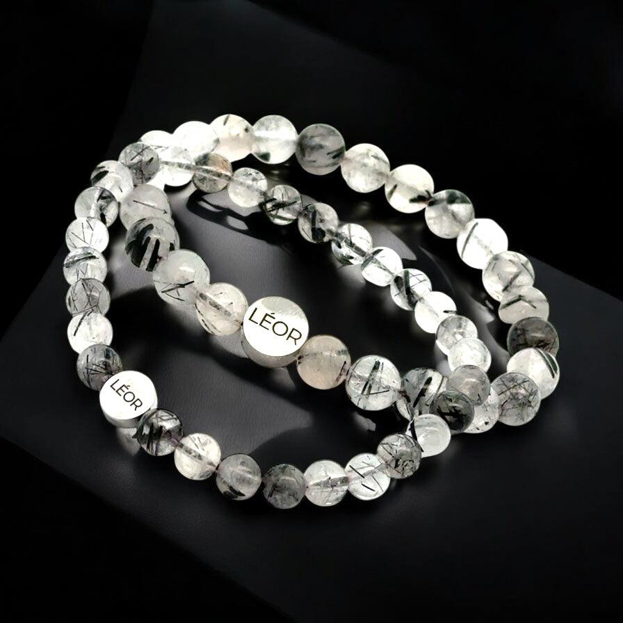 Turmalinquarz Perlenarmband LÉOR - WEARLÉOR