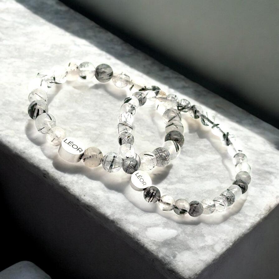 Turmalinquarz Perlenarmband LÉOR - WEARLÉOR