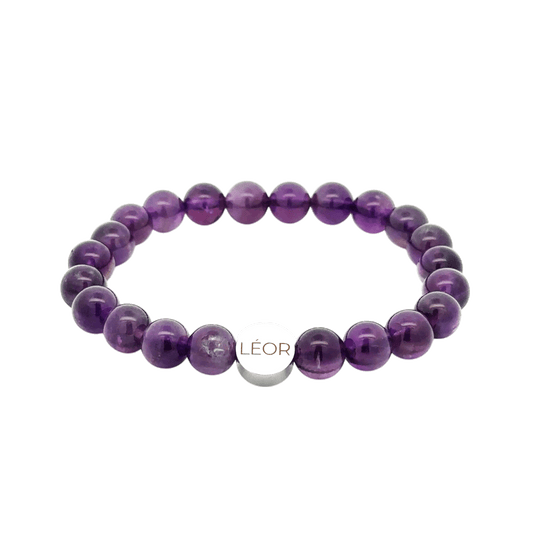 Amethyst Perlenarmband LÉOR - WEARLÉOR