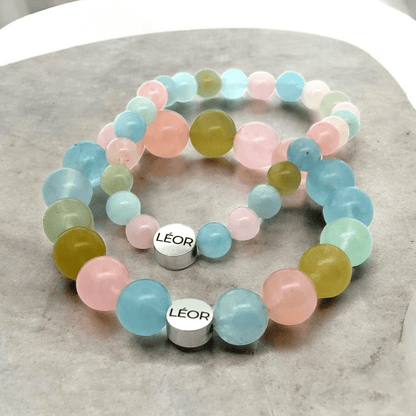 Beryll Perlenarmband LÉOR - WEARLÉOR