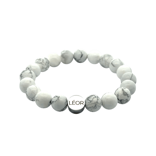 Howlith Perlenarmband LÉOR - WEARLÉOR