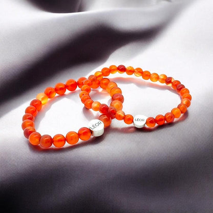 Karneol Perlenarmband LÉOR - WEARLÉOR