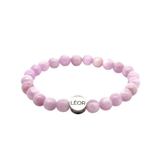 Kunzit Perlenarmband LÉOR - WEARLÉOR
