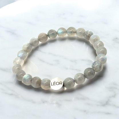 Labradorit Perlenarmband LÉOR - WEARLÉOR