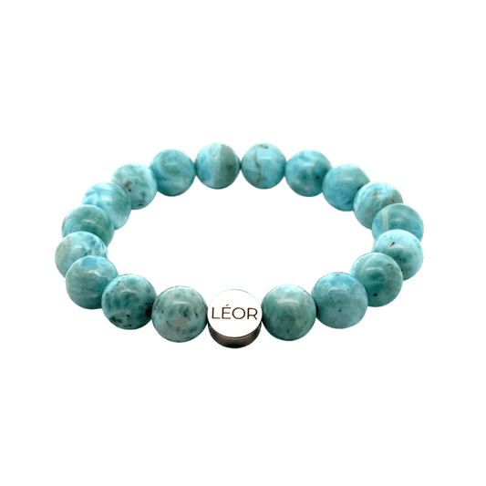 Larimar Perlenarmband LÉOR - WEARLÉOR