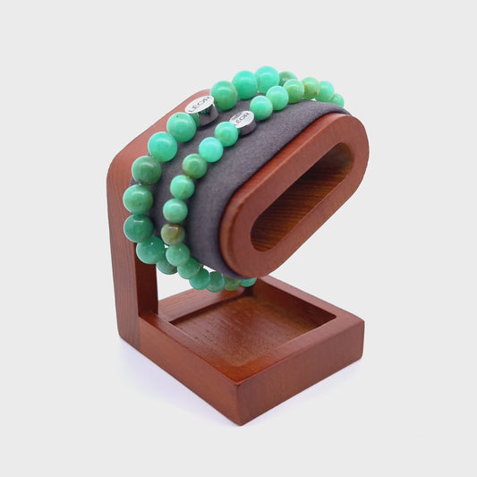 Chrysopras Perlenarmband LÉOR