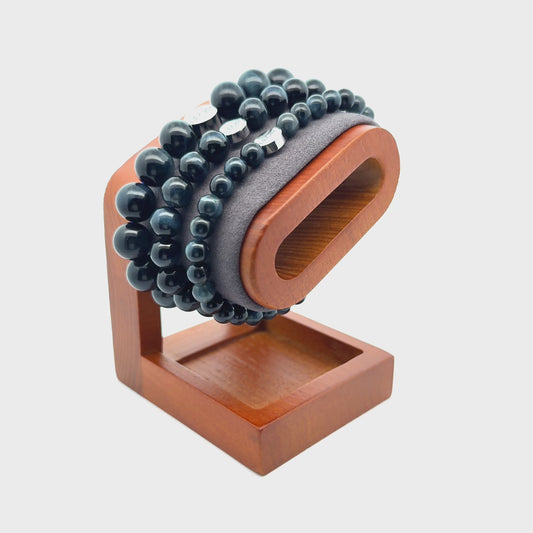 Falkenauge Perlenarmband LÉOR