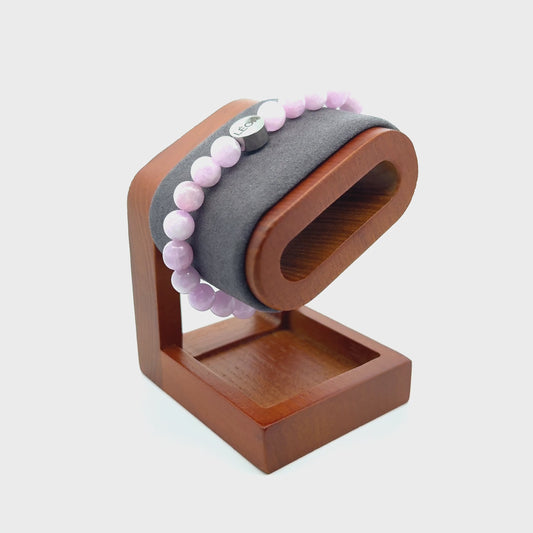 Kunzit Perlenarmband LÉOR