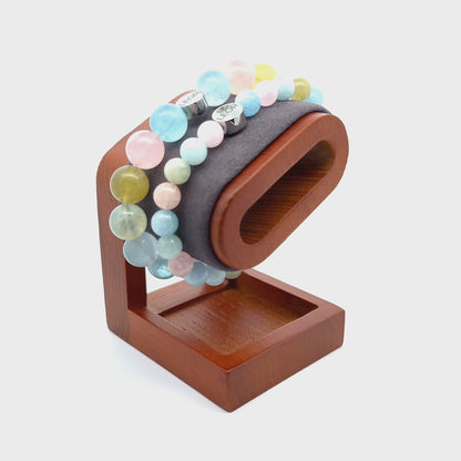 Beryll Perlenarmband LÉOR