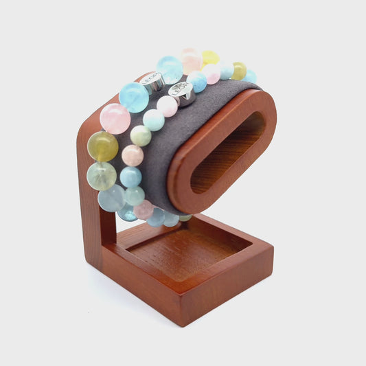 Beryll Perlenarmband LÉOR