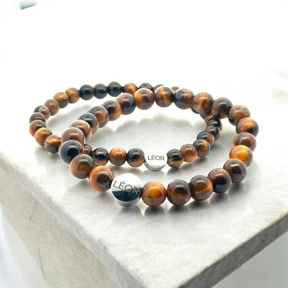 Tigerauge Perlenarmband LÉOR - WEARLÉOR